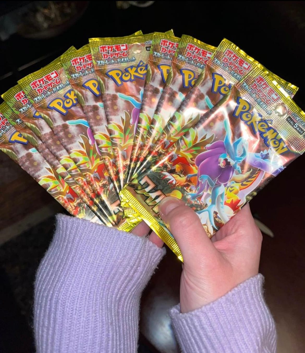Customer photo review of Pokémon Wild Force Japanese Booster Pack