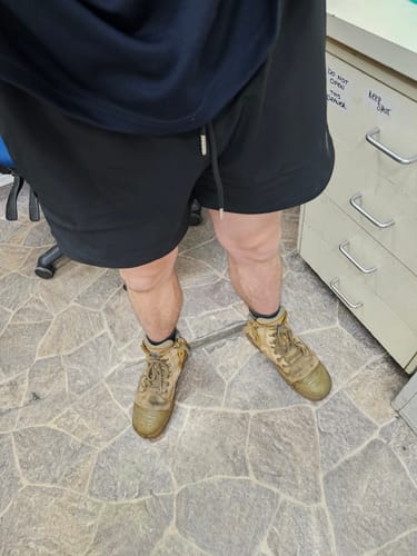 Customer photo review of Quads of the Gods - Lift Shorts - Black / Gold