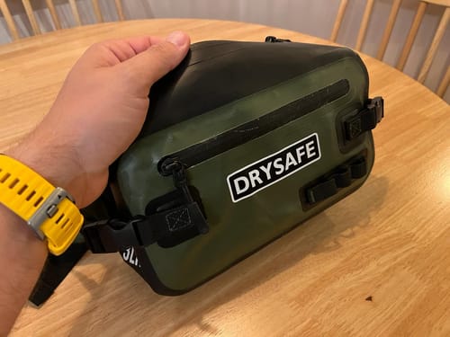Customer photo review of Banano Outdoor TREKAN 3 Litros Waterproof - Drysafe - Verde