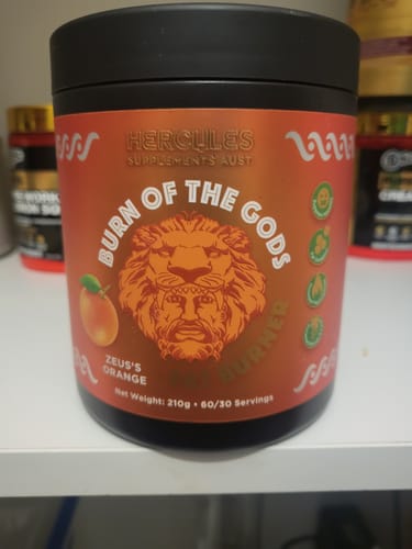 Customer photo review of Burn of the Gods - Fat Burner