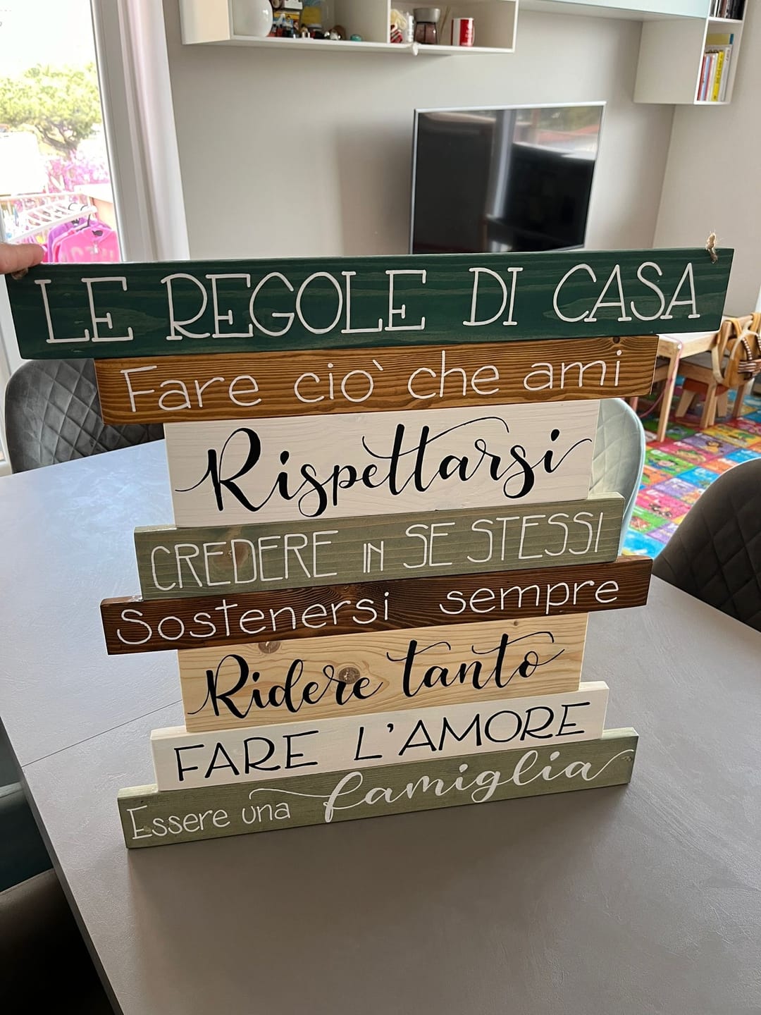 Customer photo review of Regole di Casa - Noce Petrolio