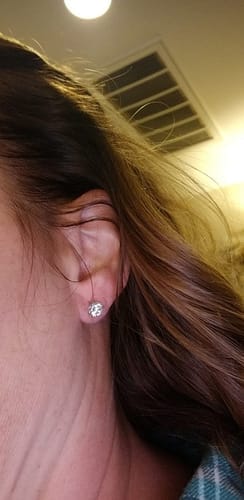 Customer photo review of Örhängen i Sterlingsilver
