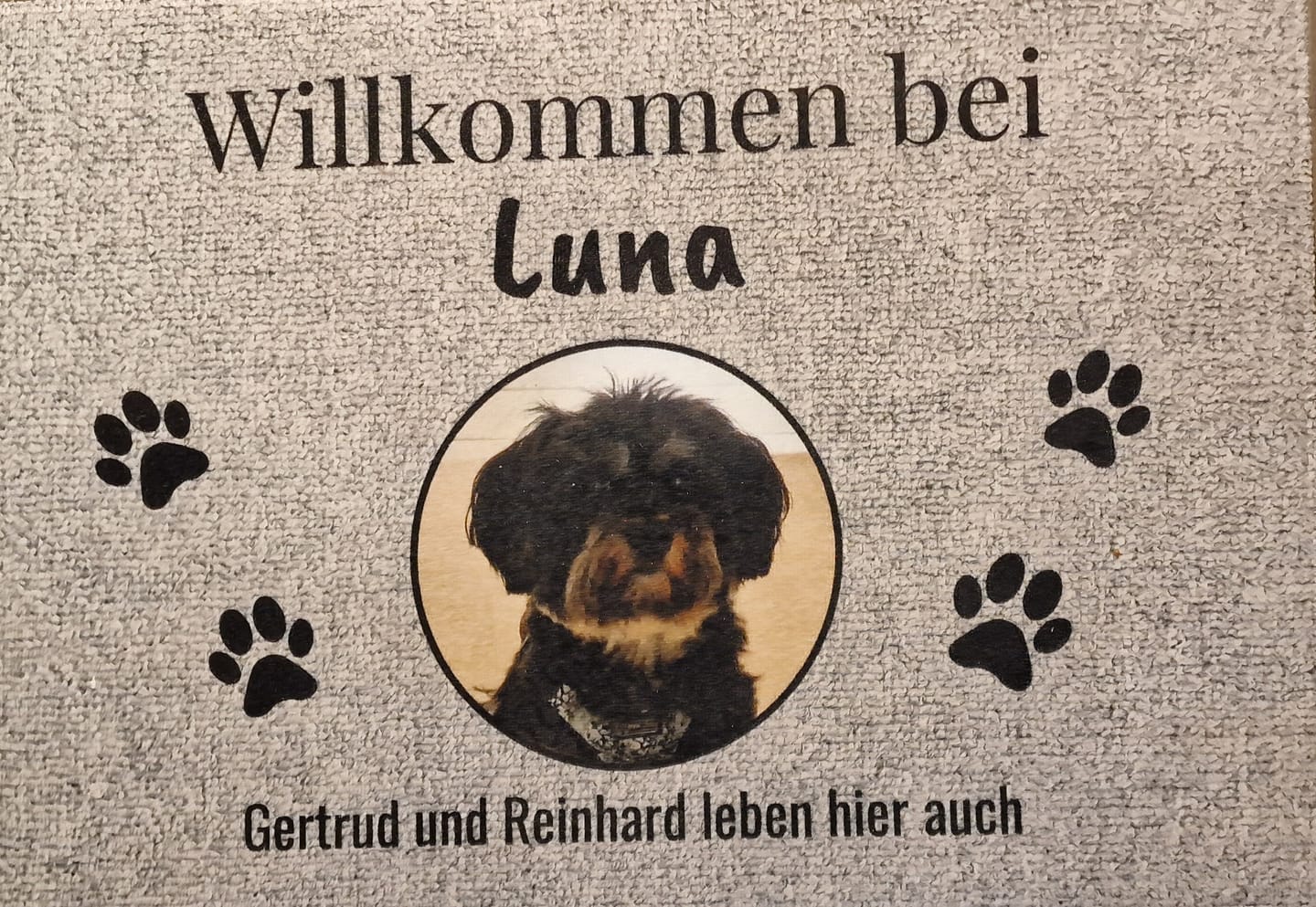 Customer photo review of Eigenes Foto - Individuelle Fußmatte