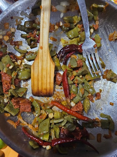 Reseña con foto de un cliente sobre Chorizo de Res