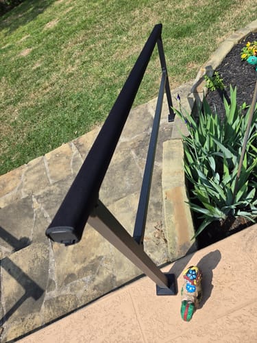 Customer photo review of Top Rail Cover Sleeve