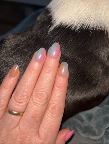 Customer photo review of Don't Be Jelly Press On Nails (24PC)