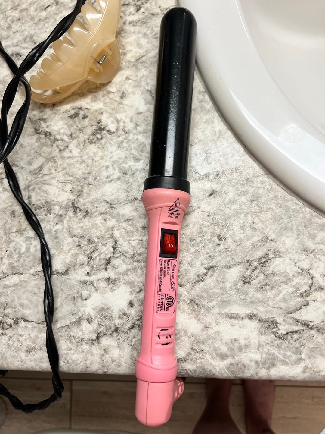 Customer photo review of Ultimate Curling Iron Wand 32mm