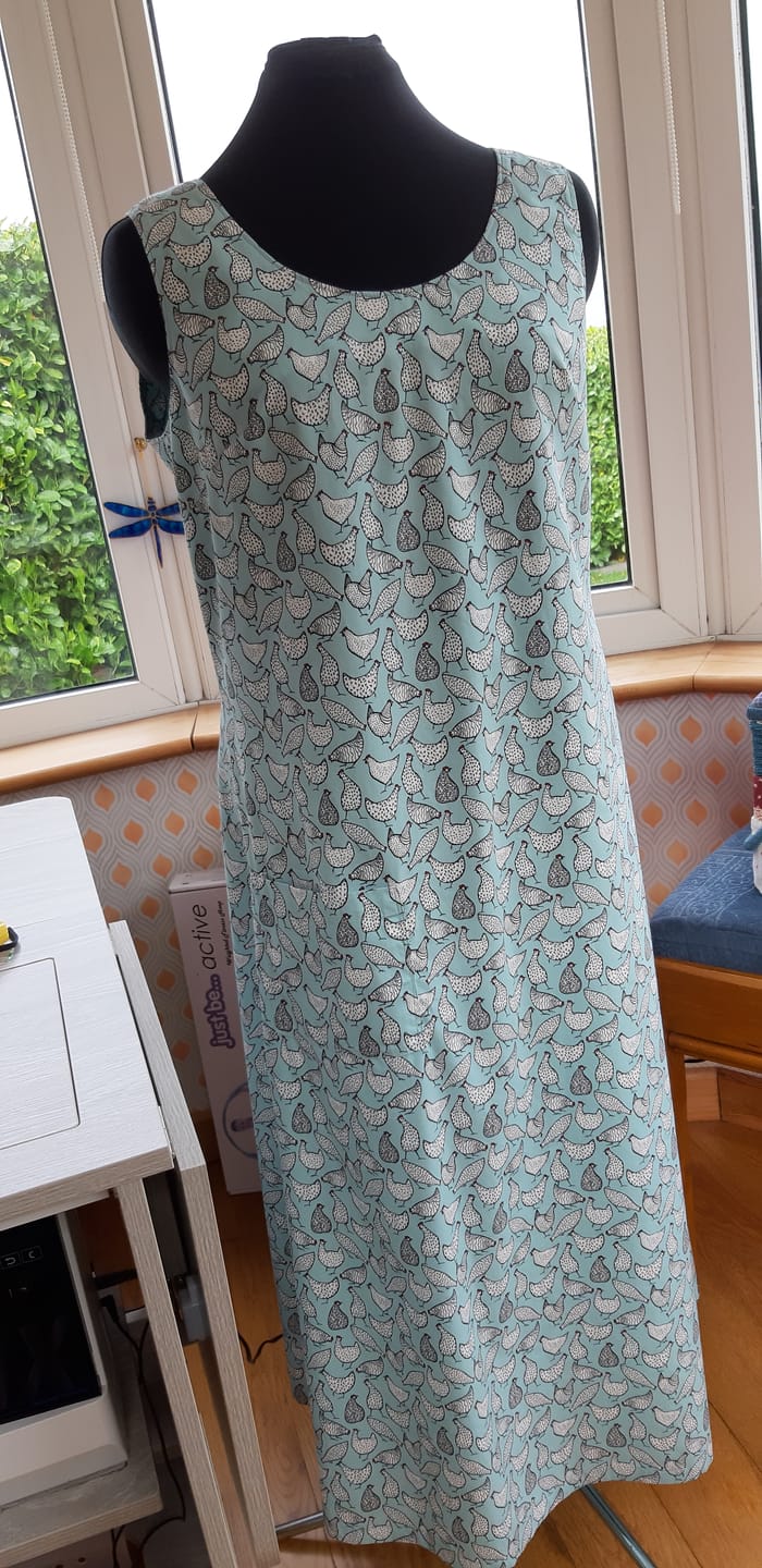 Customer photo review of Hens Rose & Hubble Cotton Poplin Fabric