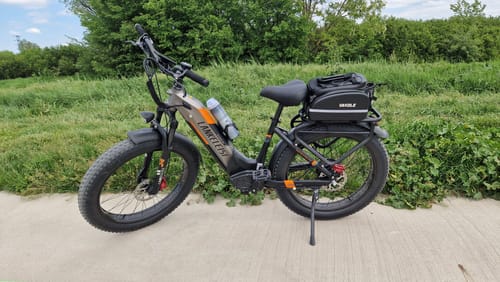 Customer photo review of Lankeleisi MG600 Plus 1000W Bafang Motor 26" Fat Bike All Terrain SUV E-Bike 48V 20Ah Samsung Battery
