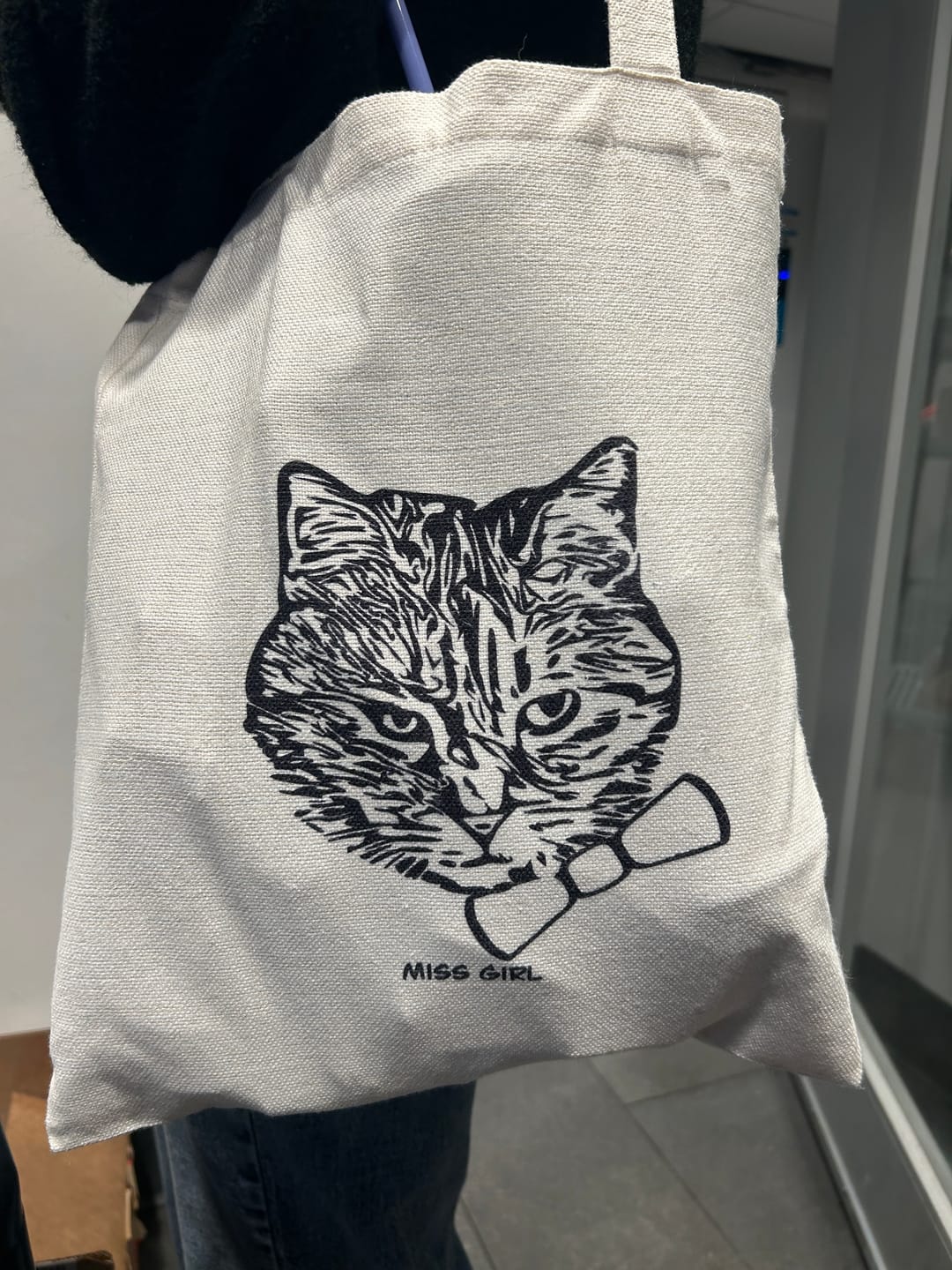 Customer photo review of Custom Pet Tote Bag