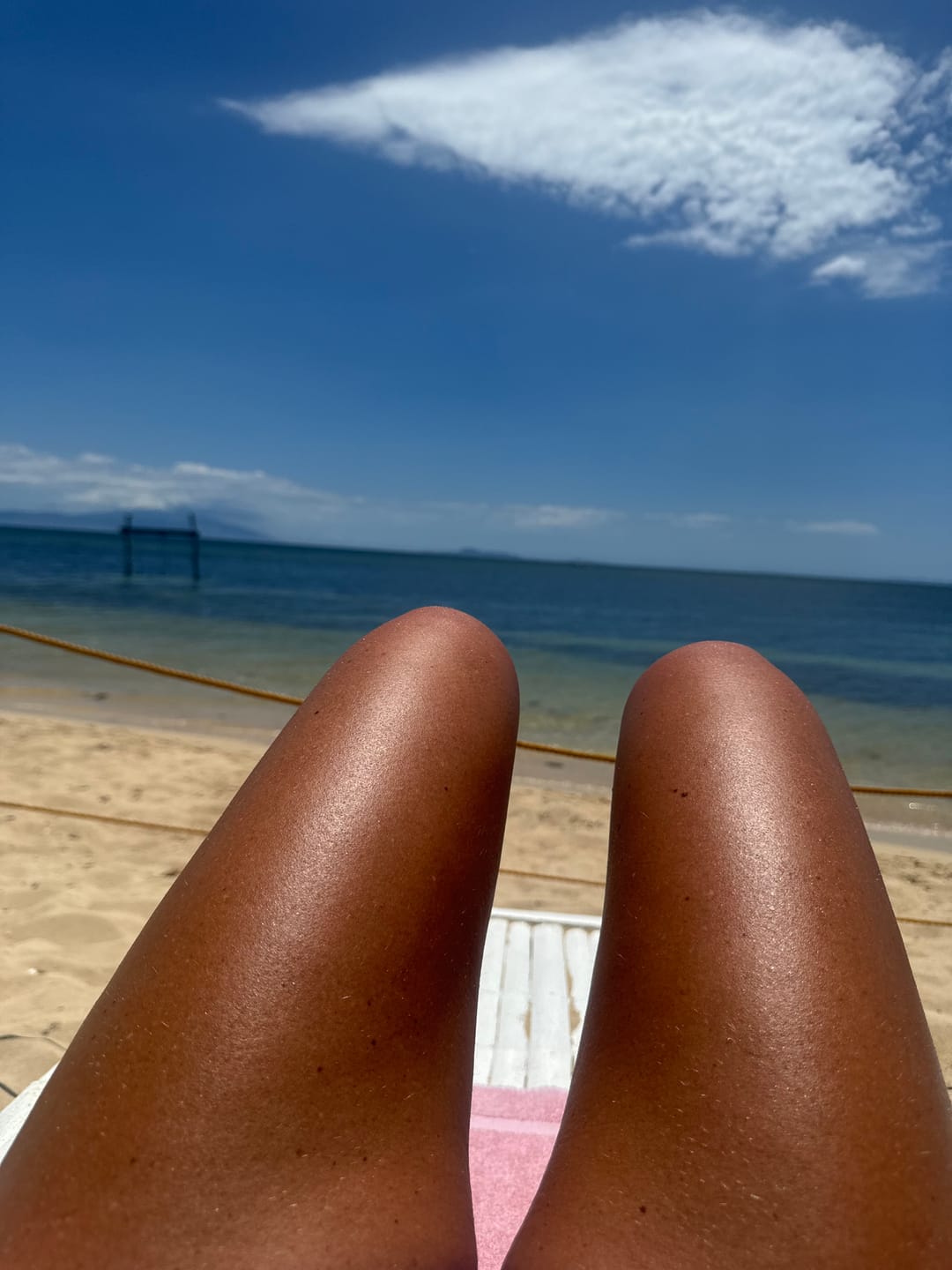 Customer photo review of Melanoboost Peptide Sun Tanning Lotion