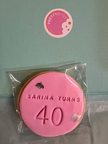 Customer photo review of Name Turns... Cookie Box