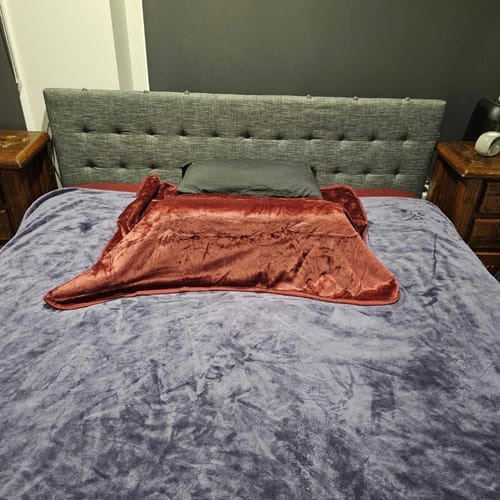 Customer photo review of Waterproof Splash Blanket™️ - Moon Blood The OG