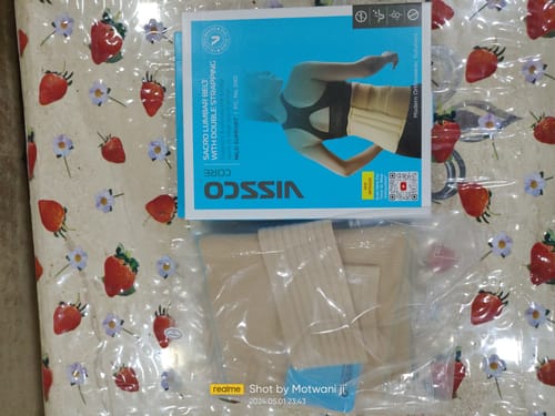 Customer photo review of Sacro Lumbar Belt (Mild Support) | Provides Support to Lower Back | Corrects Posture & Relieves Back Pain (Beige)