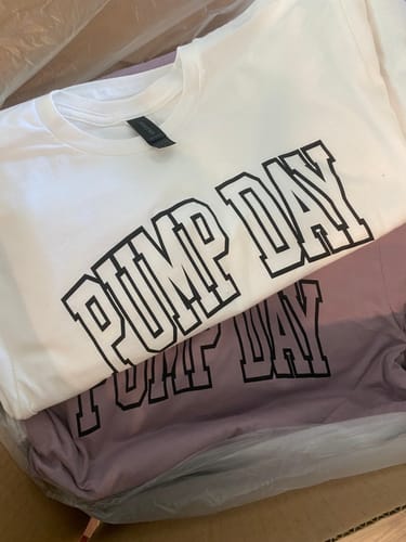 Customer photo review of Gildan Softstyle® 64000 T-Shirt Package (100 Pieces)