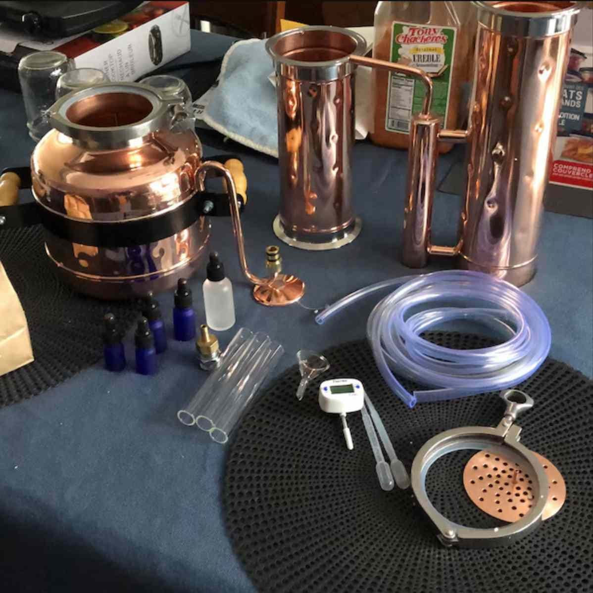 Customer photo review of Essential Oil Distiller 2,5Gal/9L - Advanced Kit
