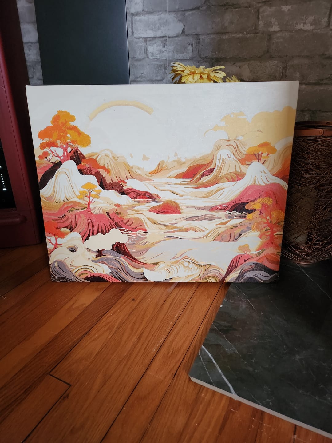 Customer photo review of Abstract Mountain Harmony
