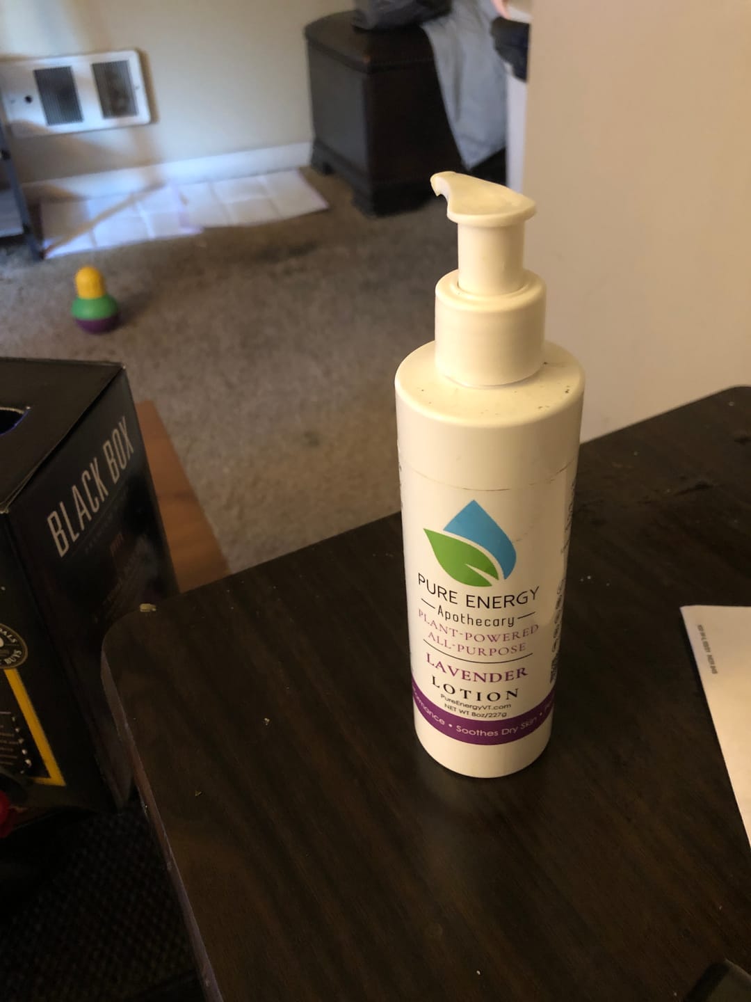 Customer photo review of Natural All Purpose Lotion 8 Oz (Lavender)