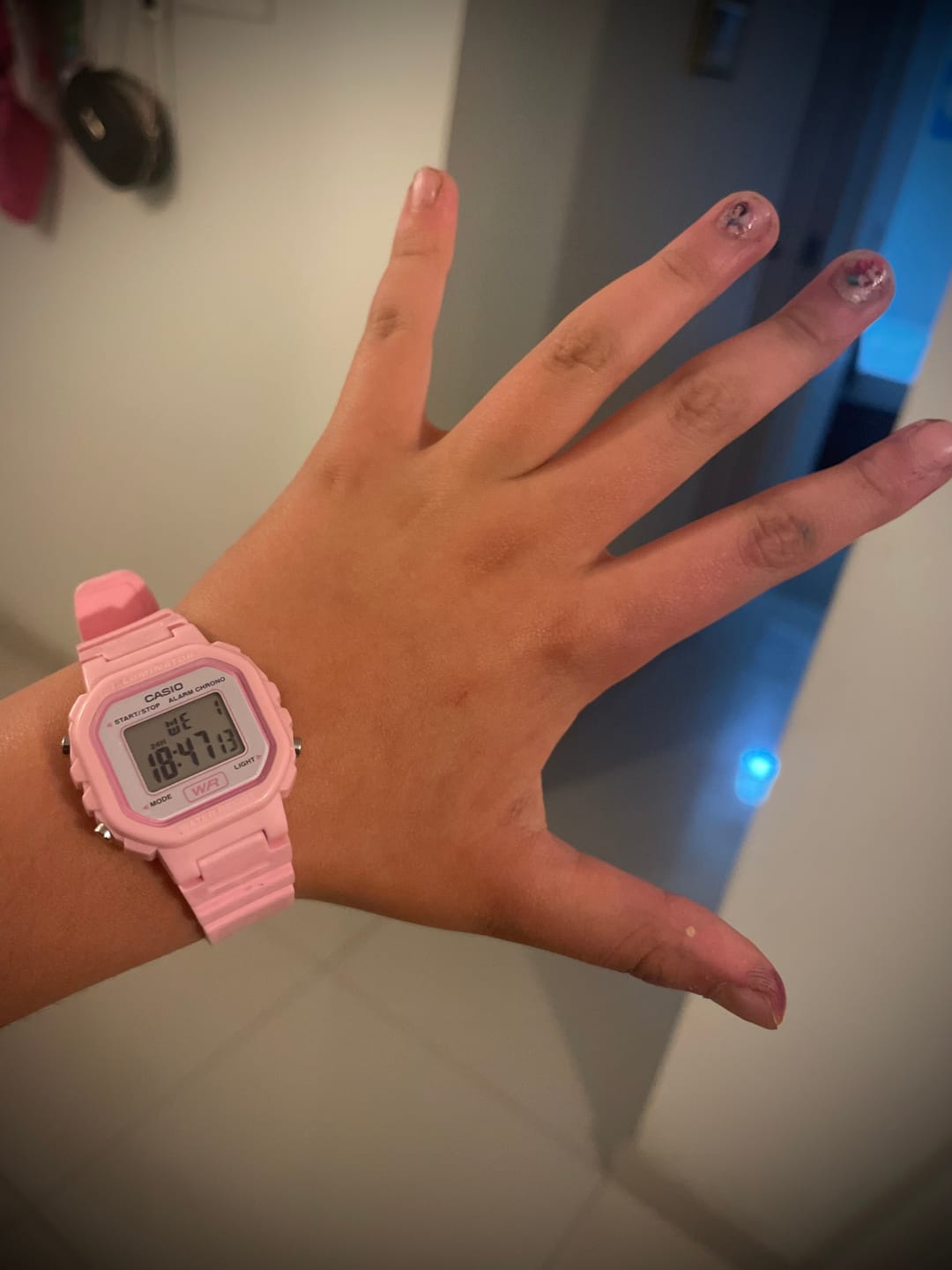 Customer photo review of Reloj Casio Vintage LA-20WH-4A1DF Rosado