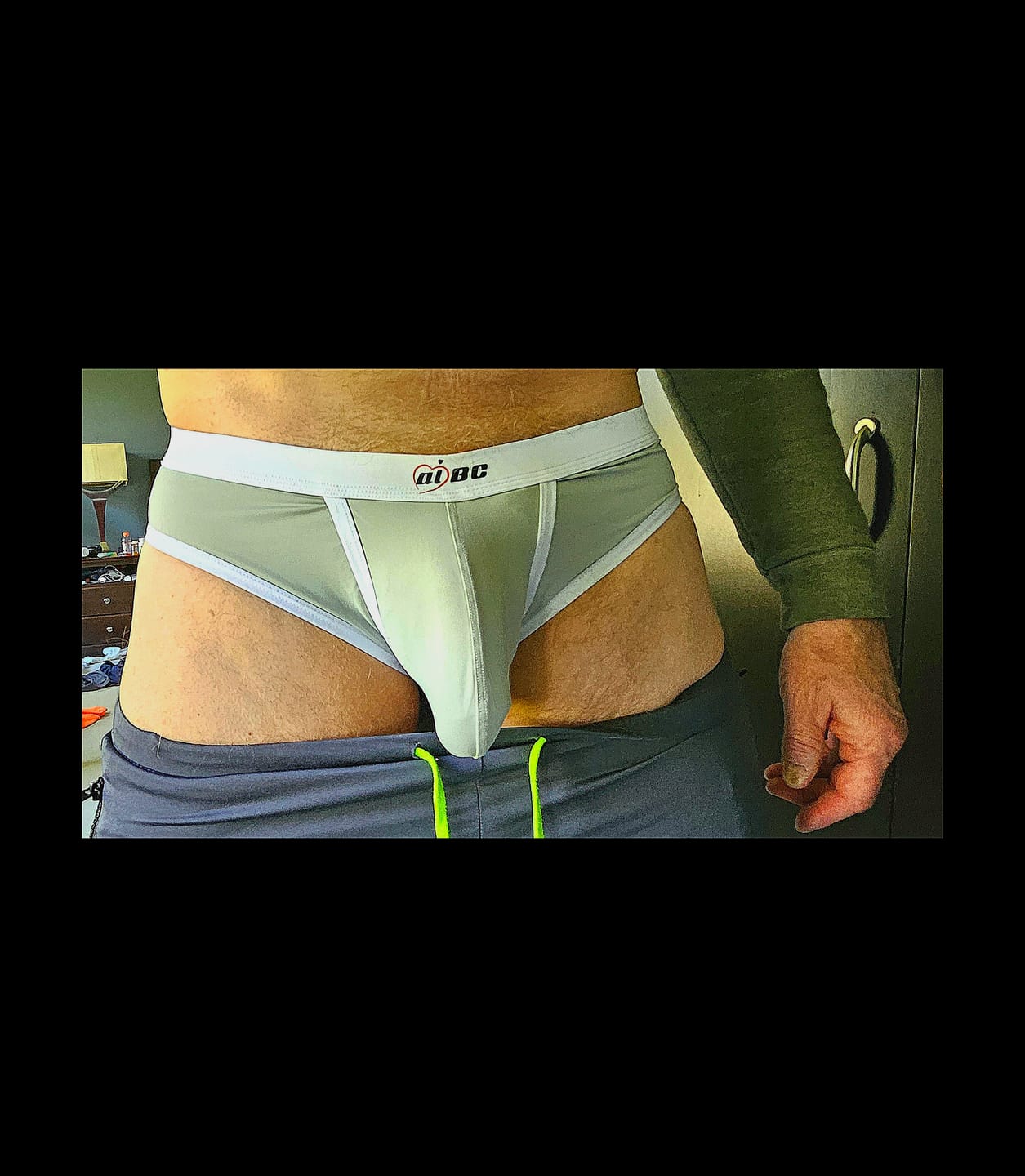Customer photo review of 3 Pack Men's Separated Ball Pouch Briefs