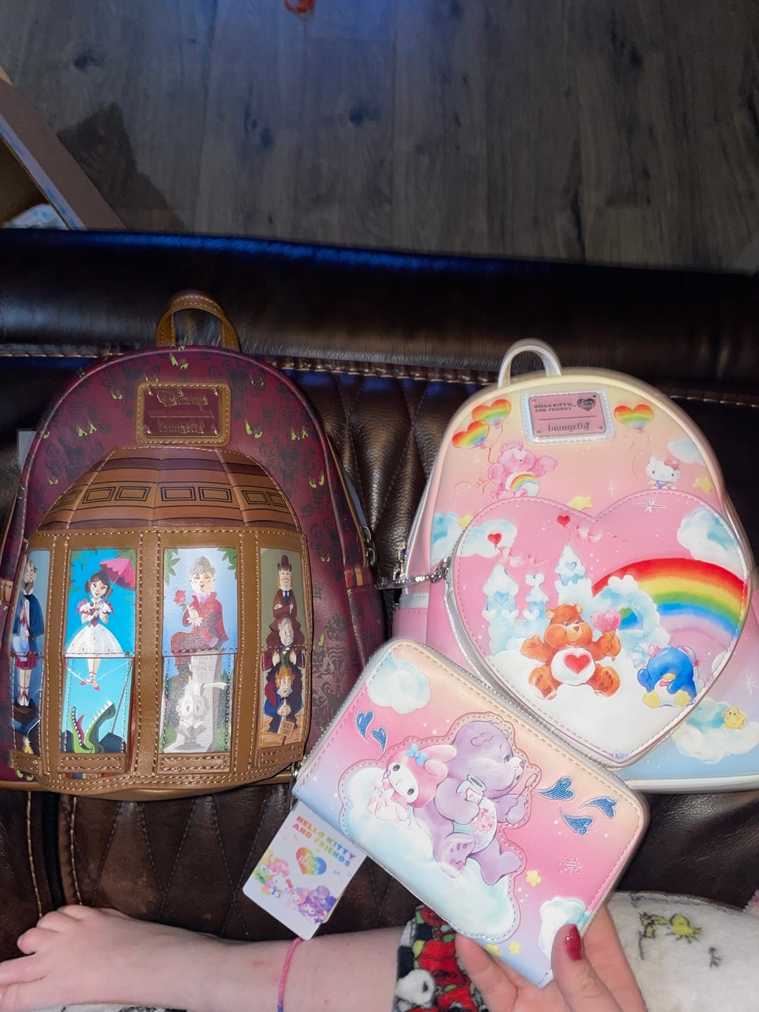 Customer photo review of Loungefly Disney Haunted Mansion Moving Portraits Mini Backpack