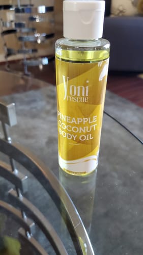 Customer photo review of NEW! Pineapple Coconut - Body Oil