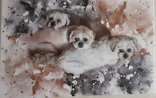 Mrs P. review of Your Pet as Watercolor Portrait image 1 out of 1