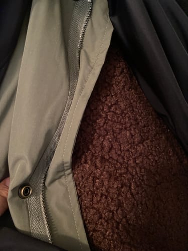 Customer photo review of RT No. 6142 ARMY GREEN STAND COLLAR FLEECE ZIP-UP JK