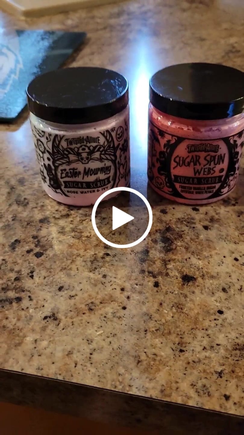 Customer video review of Sugar Spun Webs Sugar Scrub