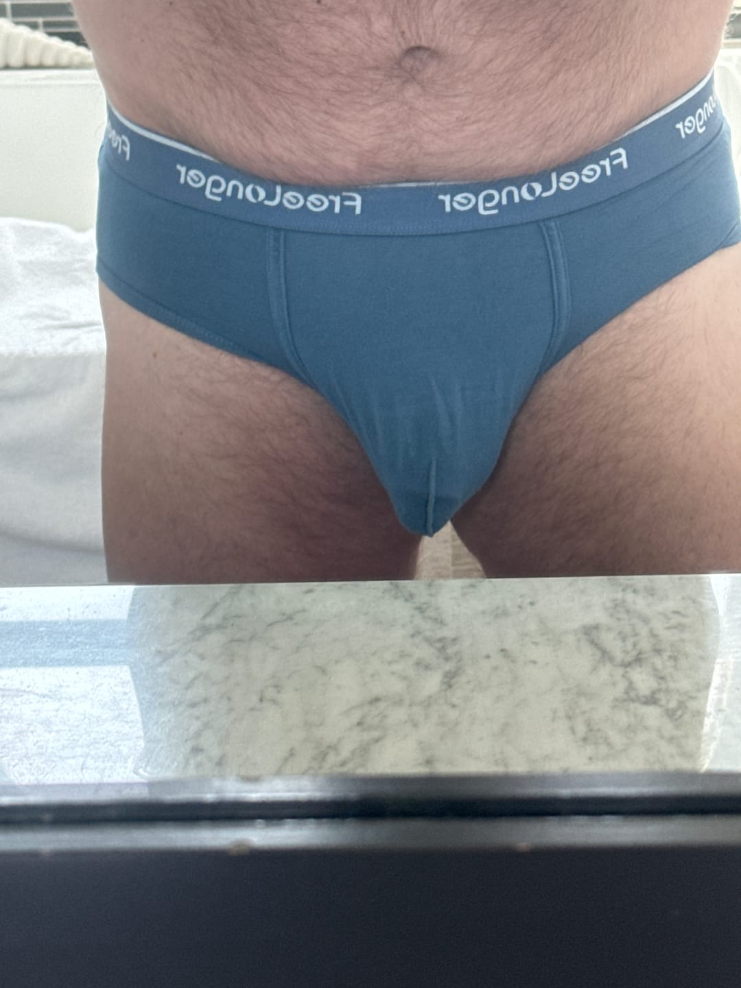 Customer photo review of FreeLonger Men's Comfy Separate Big Pouch Briefs
