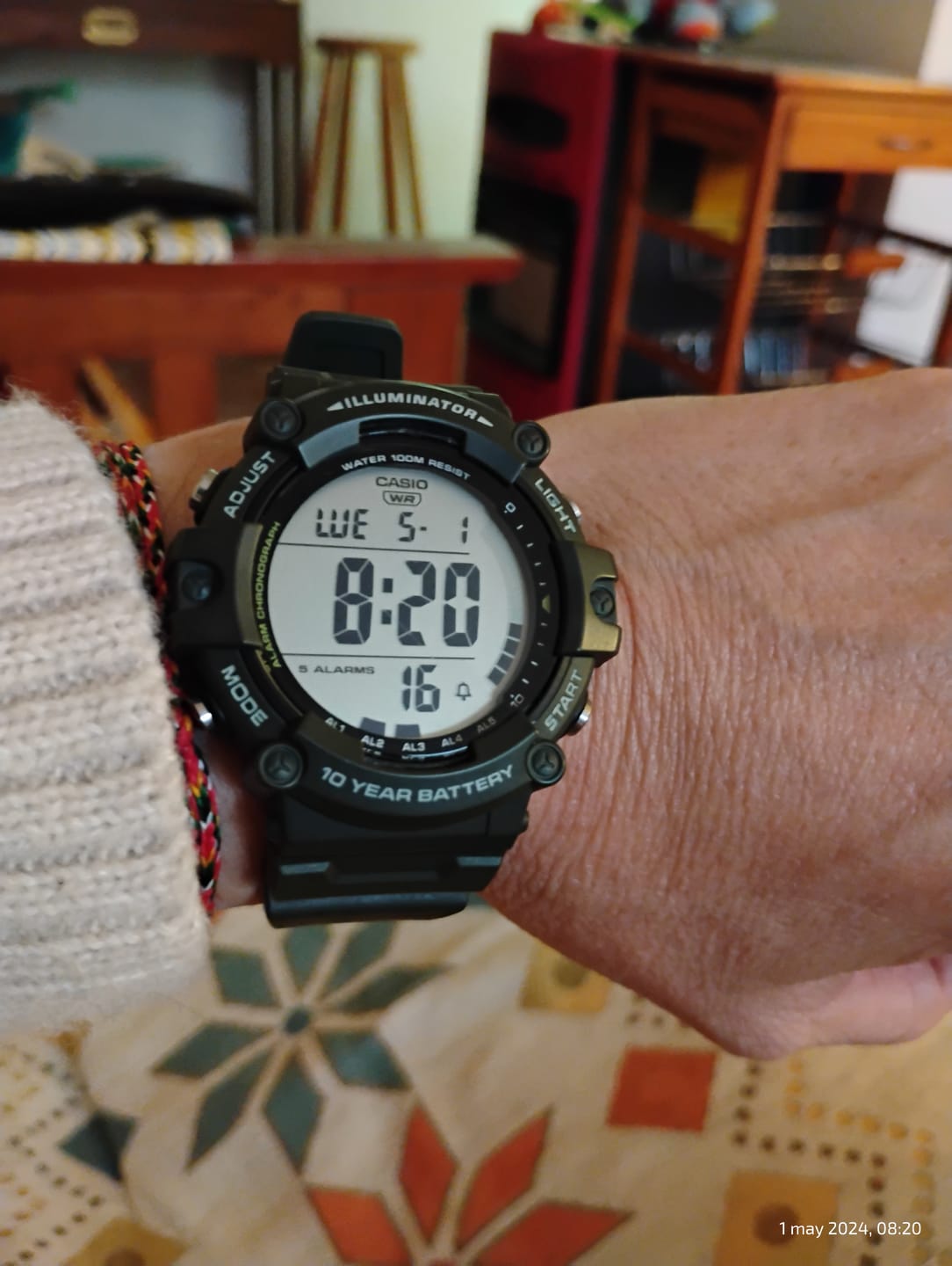 Customer photo review of Reloj Casio Vintage AE-1500WHX-3AVDF Verde