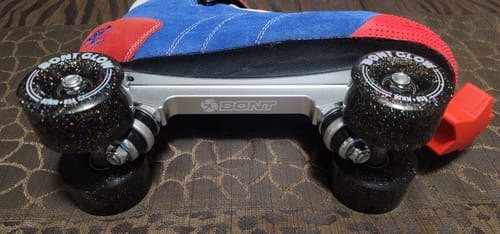 Customer photo review of Glow™ Light Up LED Roller Skate Wheels