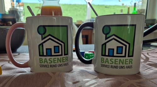 Customer photo review of Tasse zweifarbig Basener Service