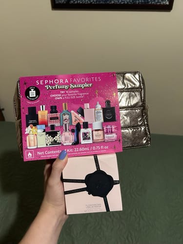 Customer photo review of Perfume Sampler Set