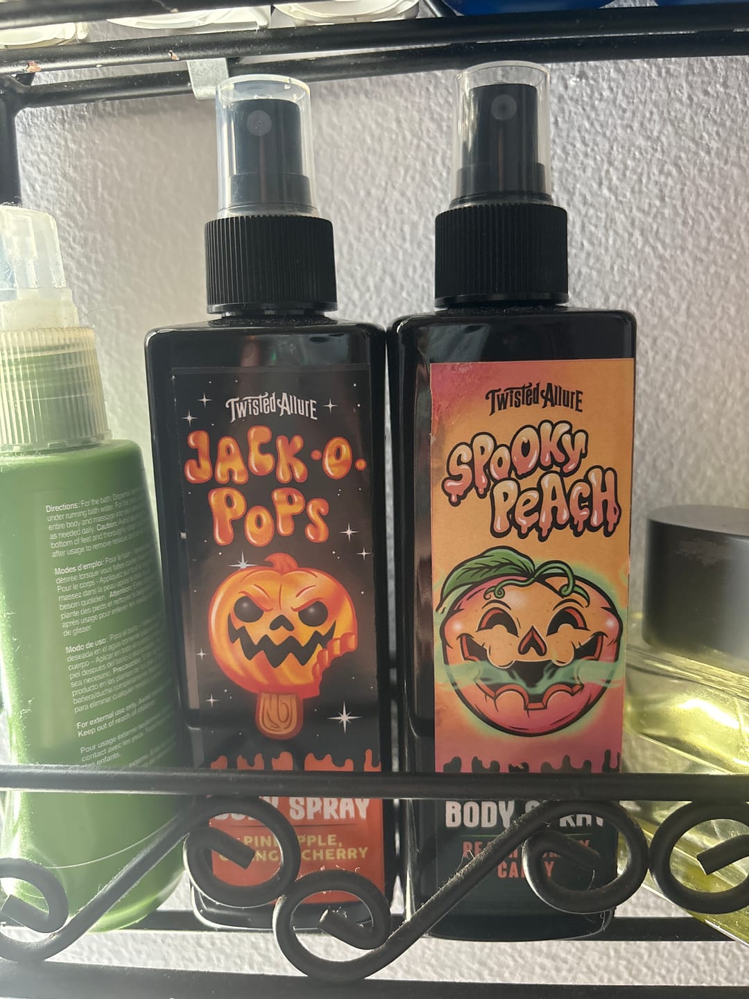 Customer photo review of Spooky Peach Body Spray