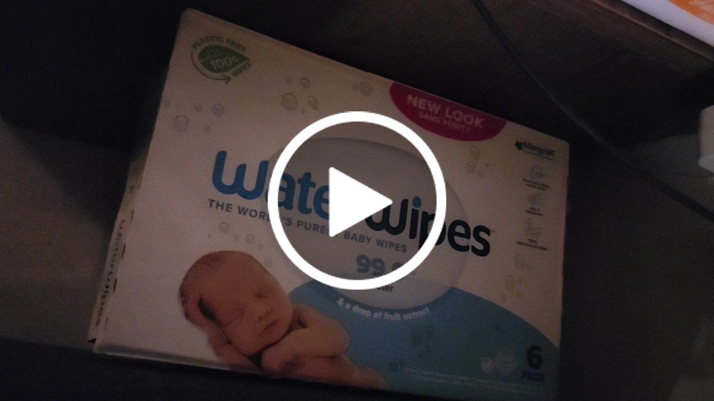 Customer video review of Water Wipes The Worlds Purest Wipes