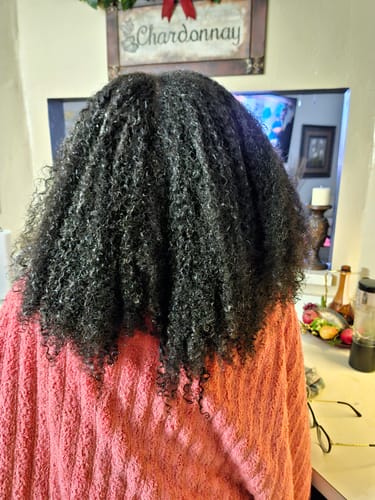Customer photo review of At-home Keratin Treatment