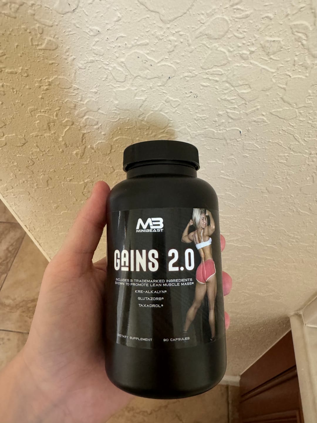 Customer photo review of Gains 2.0 (Muscle Builder)