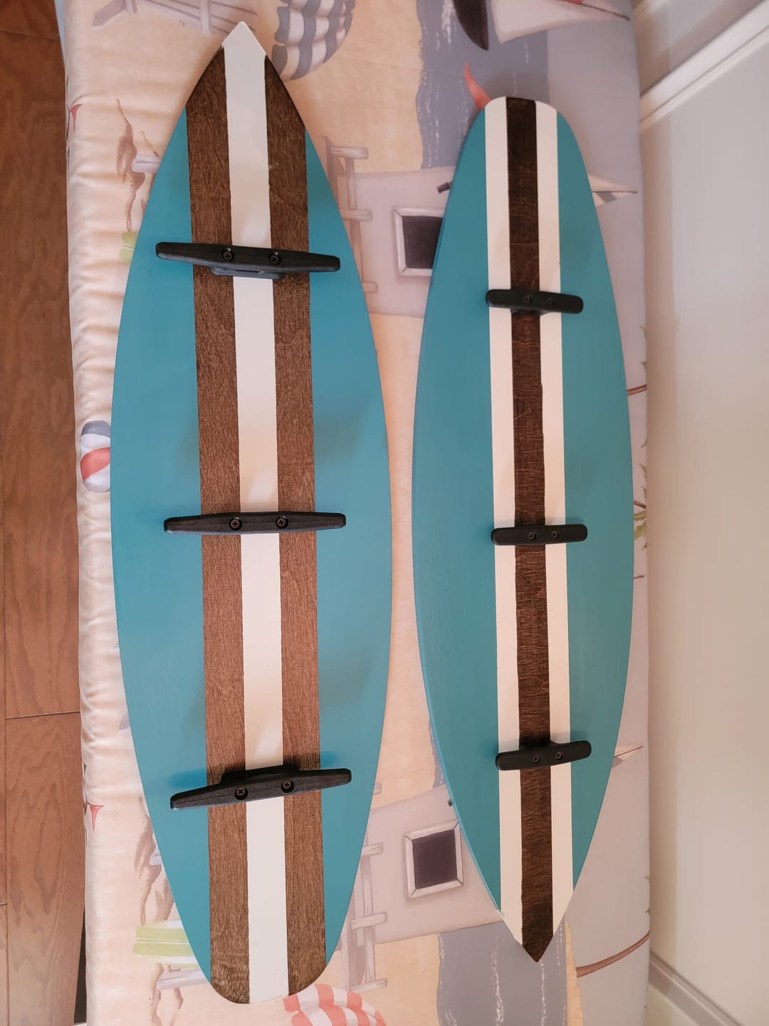 Customer photo review of Bigger Better | Unfinished Wood Surfboard Shape | DIY Craft Cutout |