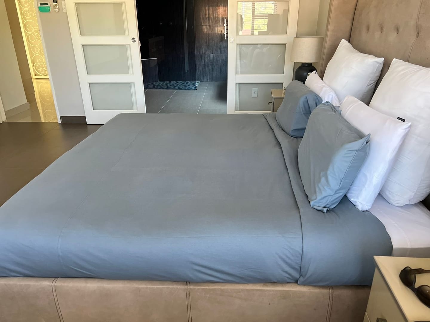 Customer photo review of Seafoam Duvet Cover Set - NEW!