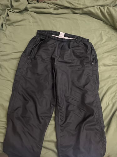 Customer photo review of Vintage Nike Pants Mens Medium Black Swoosh Track