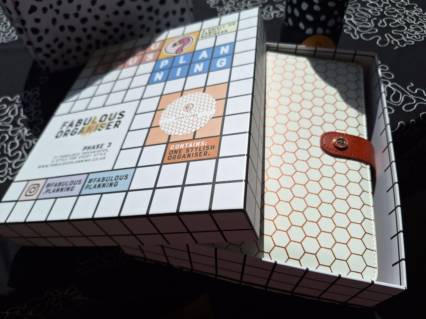 Customer photo review of Honeycomb Organiser Shell - Seconds