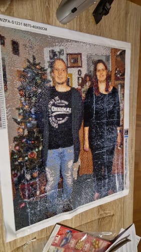 Customer photo review of Diamond Painting - Dein Wunschmotiv