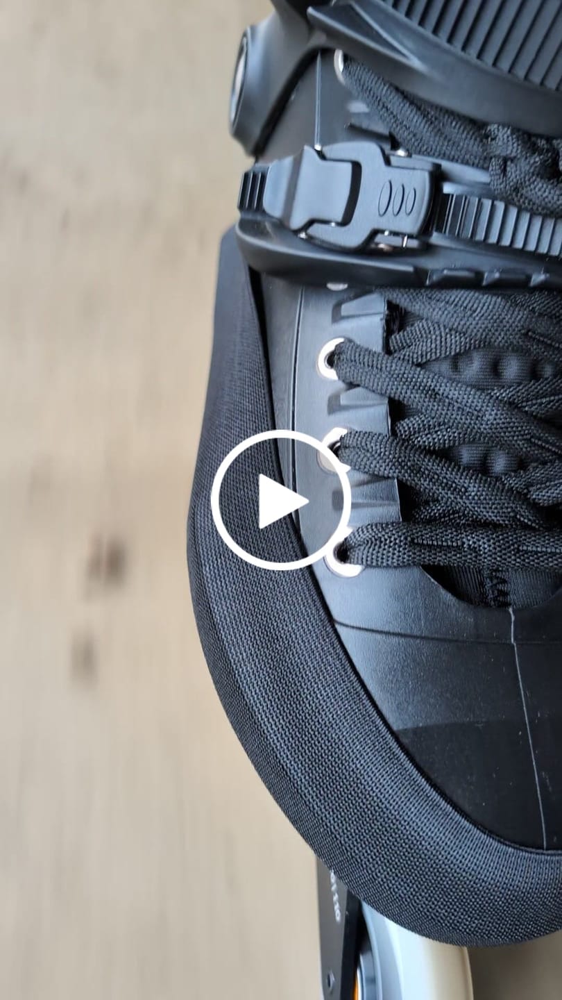 Customer video review of Powerslide Shadow Black L / R Buckle Strap Set