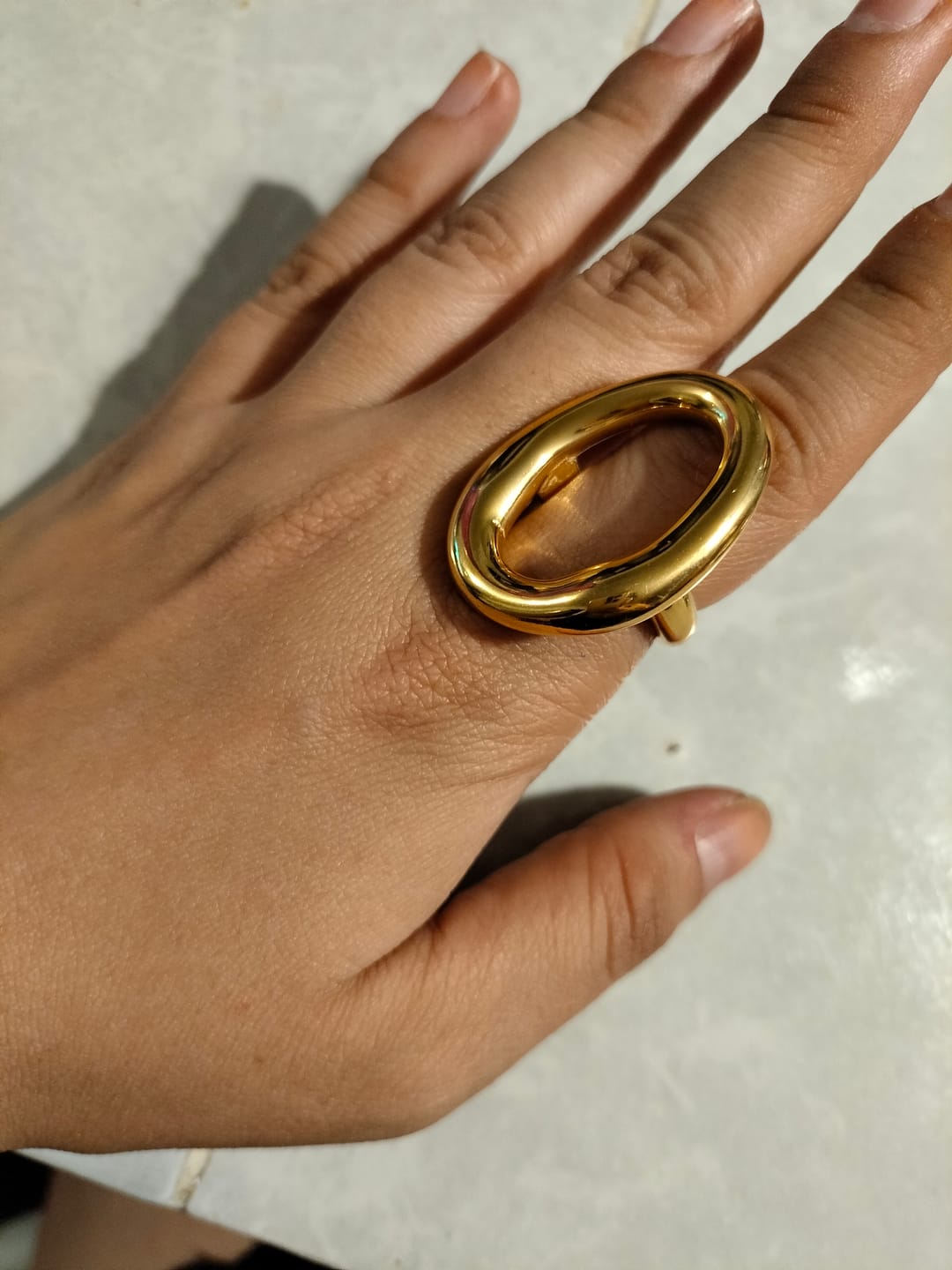 Customer photo review of Anillo Rust