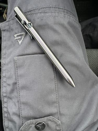 Customer photo review of Tactile Turn X W.O.E. Titanium Pen - COMING SOON
