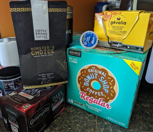 Customer photo review of Premium Monthly Coffee Club -Roaster's Choice