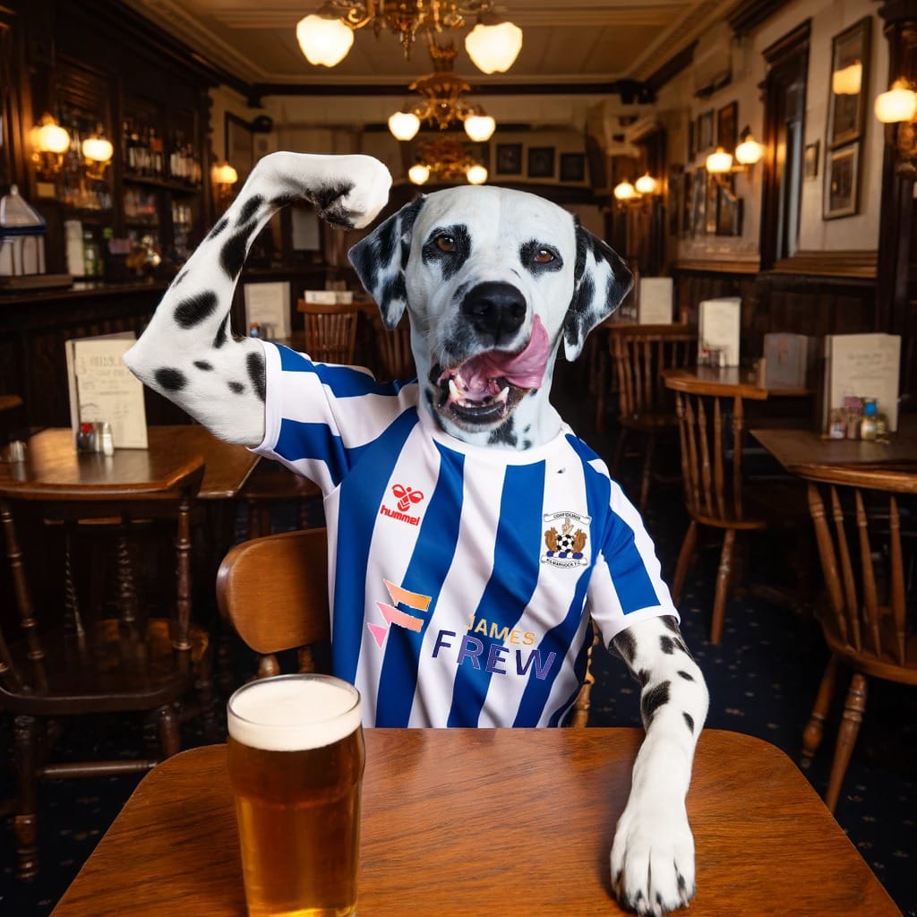 Customer photo review of Personalised Dog/Cat Football Image