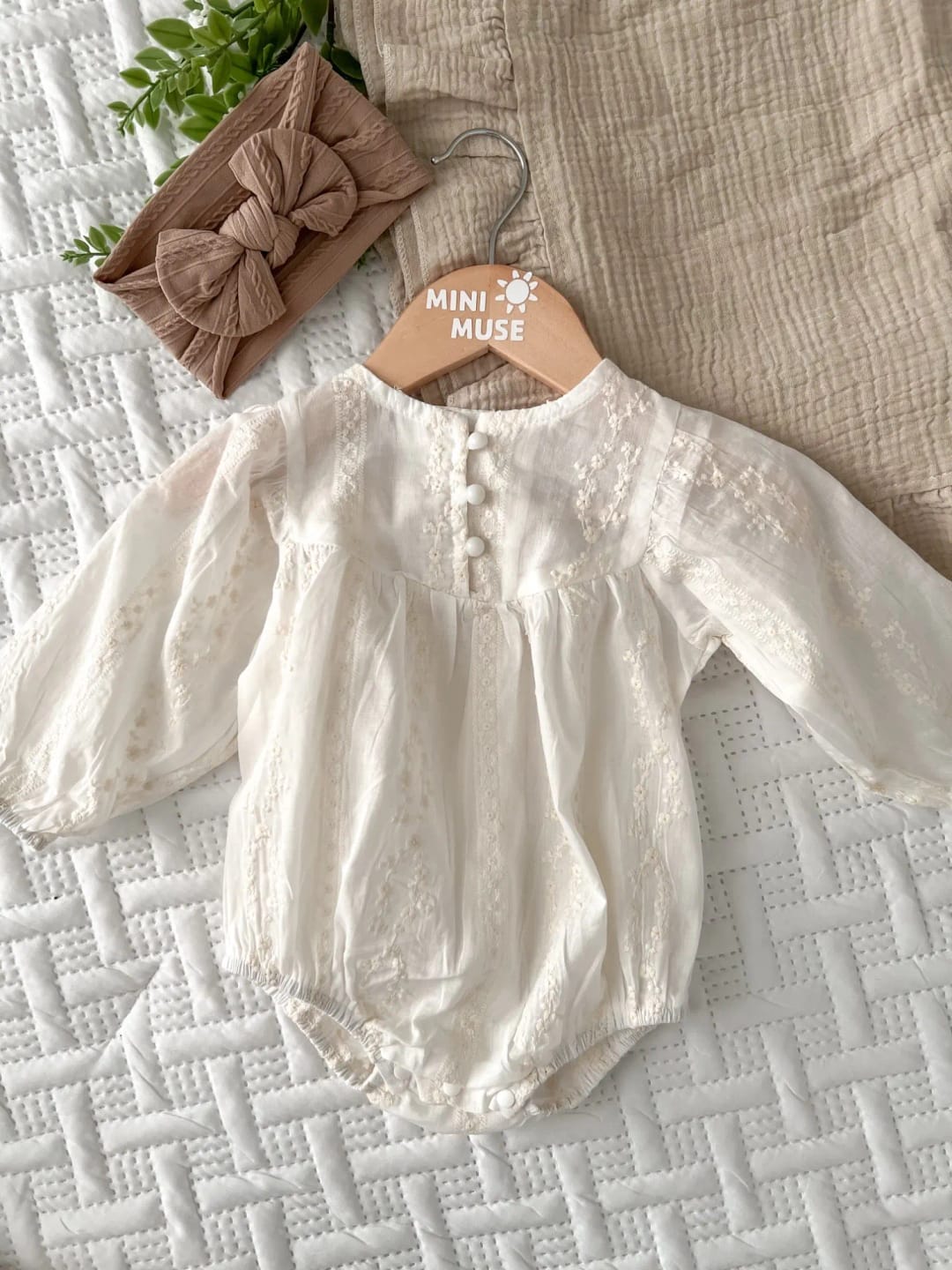 Customer photo review of Long sleeve Spring Vine Romper