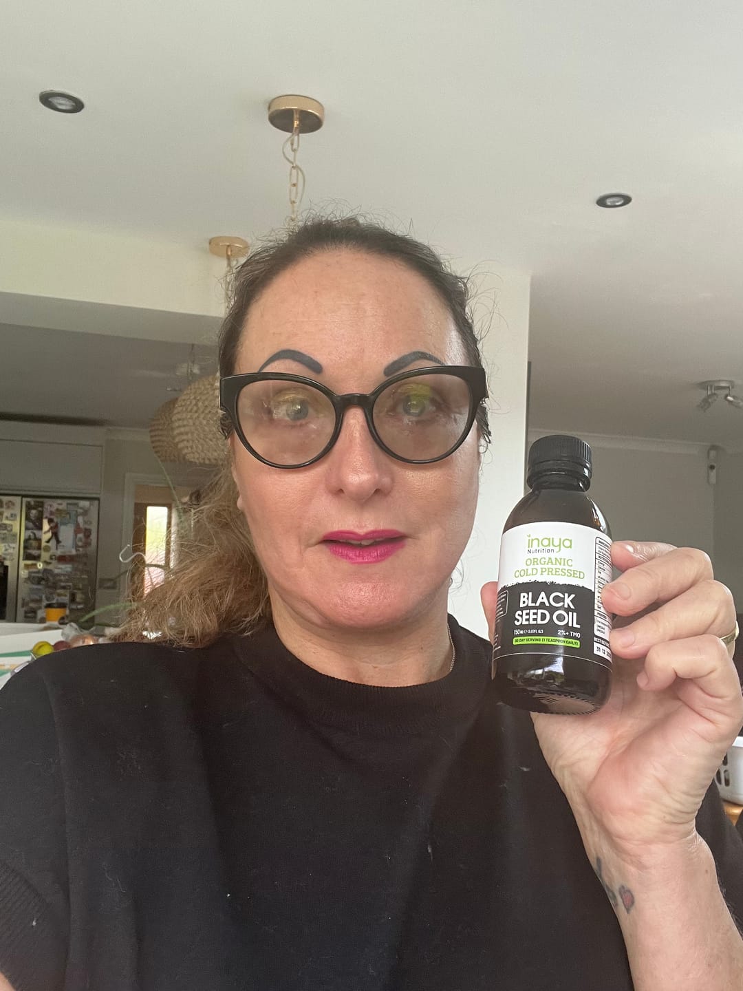 Customer photo review of Pure Organic Cold-Pressed Black Seed Oil (150ml)